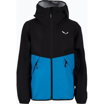 Salewa Aqua PTX detská bunda čierno-modrá