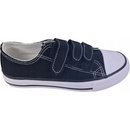 Atletico tenisky na suchý zips TDZ-7-V čierna/biela