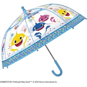  Детски прозрачен чадър Perletti Kids Baby Shark 75049