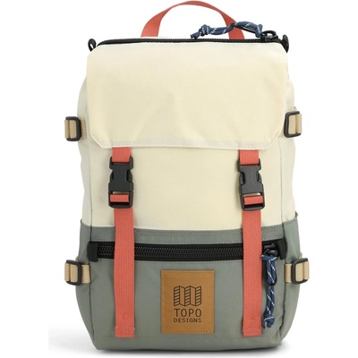Topo Designs Дневна раница Topo designs Rover Pack Mini Recycled Daypack - Bone White / Beetle - размер One Size (502-8703-0911)