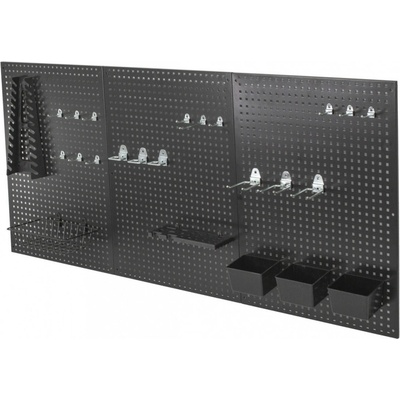 AHProfi kovová děrovaná stěna - 27 ks příslušenství – Hledejceny.cz