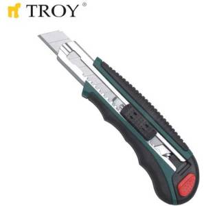 TROY Професионален листов нож с метален водач (t 21600)