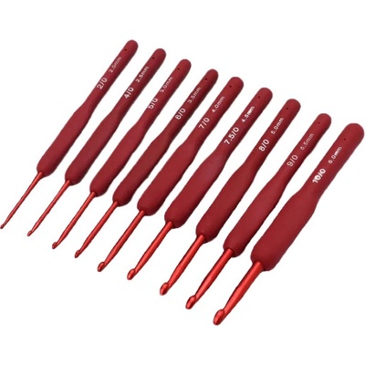 Annie's Knit Matný háček se silikonovou rukojetí Velikost: 3 mm