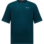 Salewa Мъжка спортна тениска Salewa Eagle Peak T-Shirt S/S Sport shirt - Pond Blue - размер 48 (EU) (217-0305-0313)