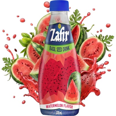 Kato Zafir Watermelon Juice With Basil Seed 370 ml
