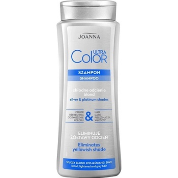 Joanna Ultra Color šampón pre blond odfarbené a šedivé vlasy 400 ml