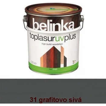 Belinka Toplasur UV Plus 2,5 l grafitovo sivá