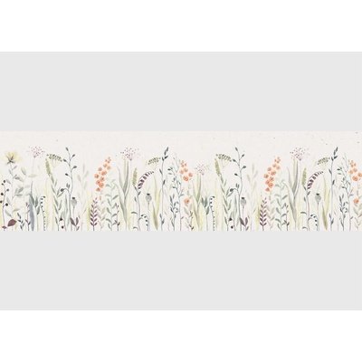 AG Design WB-8485 Samolepící bordura Jemný Květ, rozměry 5 m x 13,8 cm – Zboží Dáma
