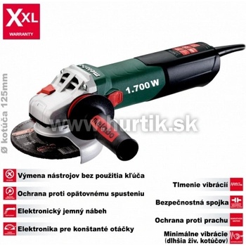 Metabo WEA 17 125 quick