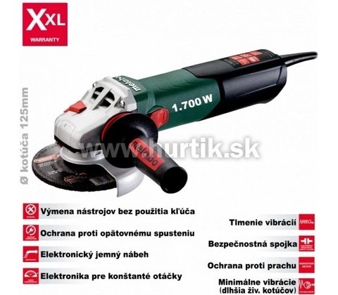 Metabo WEA 17 125 quick