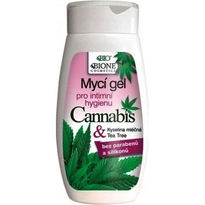 Bione Cosmetics Cannabis gél na intímnu hygienu (Parabens and Silicons Free) 260 ml