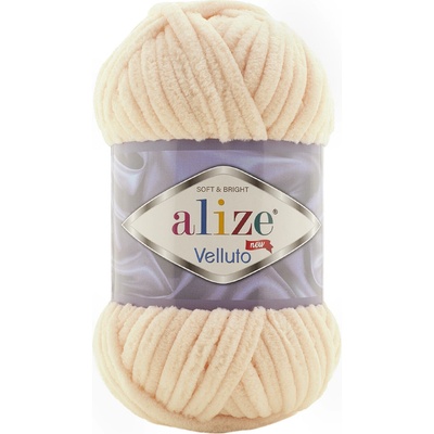Alize příze Velluto 310 krémově béžová