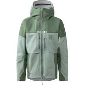 Haglöfs Дамско водоустойчиво яке Haglöfs Women's Spitz GTX Pro II Jacket Waterproof jacket - Dew Green / Chlorophyll Green (102-5447-0114)