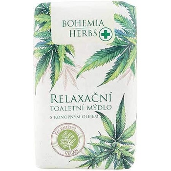 Bohemia Herbs Cannabis Konopný olej regenerační toaletní mýdlo 100 g