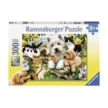 Ravensburger Puzzle 300 Happy Animals XXL