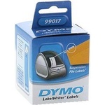 DYMO 99017, S0722460, 12mm x 50mm, бели, 220 бр. , хартиени етикети за висящи папки, (99017)