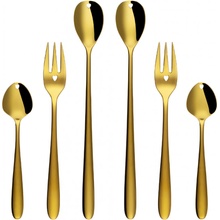 Sola Darčekový set so srdiečkom 6 ks zlatý Love Cutlery