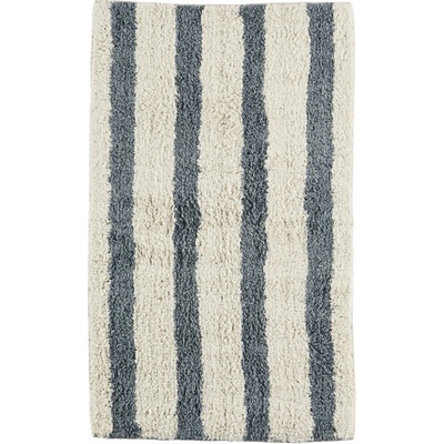 Madam Stoltz Tufted Dusty blue Stripes 50 x 80 cm