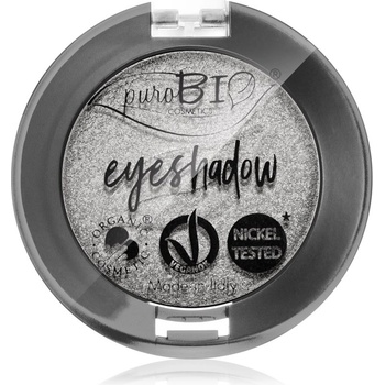 Image 1 of puroBIO cosmetics Compact Eyeshadows сенки за очи цвят 23 Silver 2, 5 гр