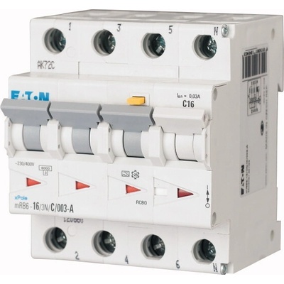 Eaton 16A, mRB6-16/3N/B/003-A 30mA 120652