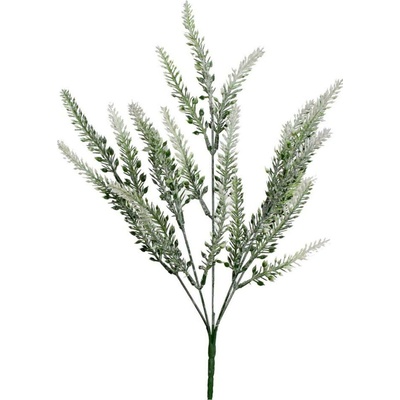 Umělá rostlina vřes zápich zelenobílý – 36 cm (balení 2 ks)
