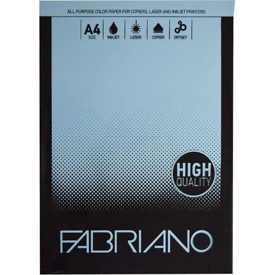 Fabriano Копирен картон, A4, 160 g/m2, небесносин, 50 листа (1535160011)