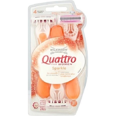 Wilkinson Sword Quattro Sparkle 3 ks