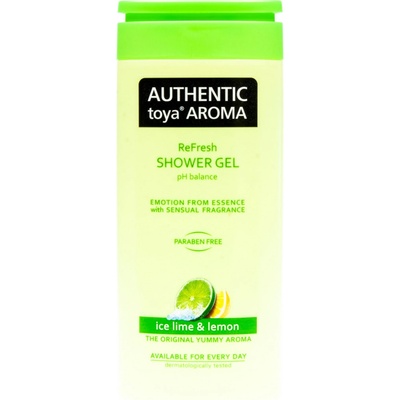 Authentic Toya Aroma Ice Lime & Lemon sprchový gél 400 ml