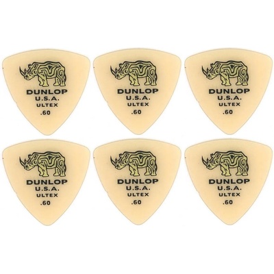 Dunlop 426R 0.60 Ultex Triangle 6 Перце за китара (426R60-6PACK-SET)