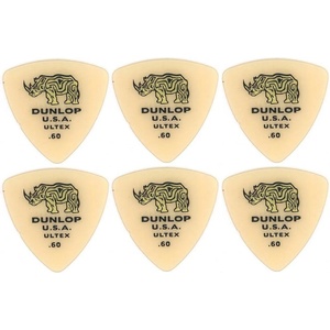 Dunlop 426R 0.60 Ultex Triangle 6 Перце за китара (426R60-6PACK-SET)