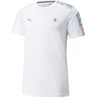 Puma BMW Motorsport T7 Tee 531183 02 T shirt 95845 White/Peacoat