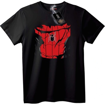 NOONEBRAND Тениска Spider-Man на гърдите - S, White