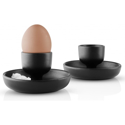 Nordic Kitchen kalíšek na vejce 11 cm černá kamenina, Eva Solo sada 2 ks – Hledejceny.cz