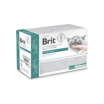Brit VD Cat Pouch fillets in Gravy Sterilised 12 x 85 g