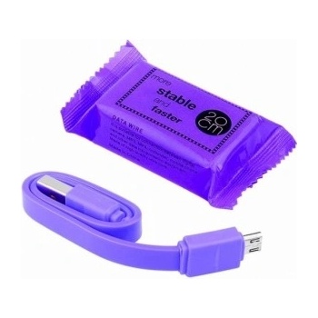 SES 90010018 USB nabíjecí Micro USB, fialový