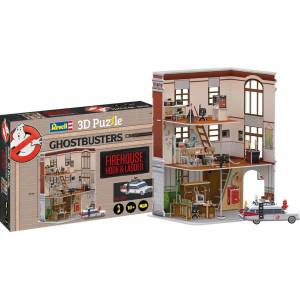Revell 3D пъзел Revell - Пожарна станция, Ловци на духове, 158 части (R00223)
