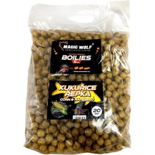 Magic Wolf zakrmovací boilies 5kg 20mm Kukuřice & Řepka