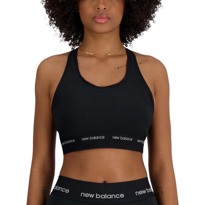 New Balance Сутиен New Balance Sleek Medium Support Sports Bra Черен Velikost M