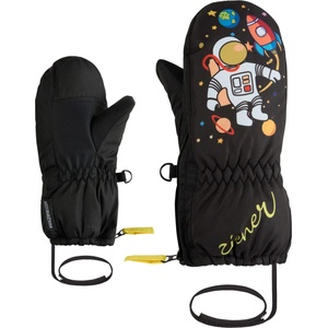 Ziener Детски ръкавици Ziener Kid's Leprint-Z AS Gloves - Black - размер 2 (EU) (202-7880-0113)