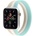 JC Силиконова каишка за Apple Watch 38мм, 40мм, 41мм, 42мм - JC Design Silicone SoloLoop Band (бял-син)