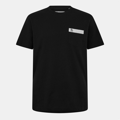 Original Penguin Мъжка тениска Original Penguin Pocket T-Shirt Mens - Black