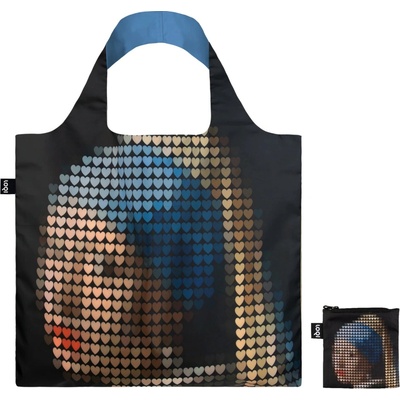 Skladacia nákupná taška LOQI PIX & LOVE Girl with Pearl Earring