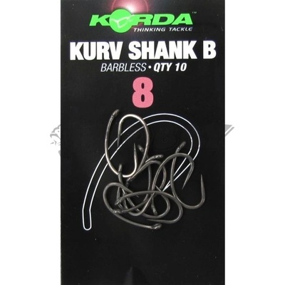 Korda Kurv Shank Barbless veľ.8 10 ks