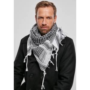 Brandit Шал в бяло и черно Brandit Shemag Scarf white/black BD7009 SALE - , размер one size