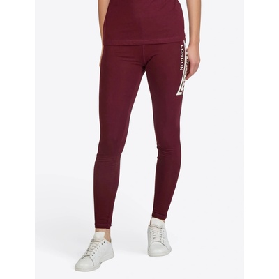 Lonsdale Women's leggings tmavočervená