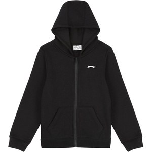 Slazenger Юношески суичър Slazenger Full Zip Hoodie Junior - Black