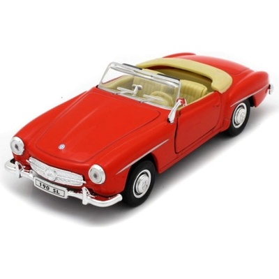 Welly Mercedes Benz 190 SL 55 convertible červený 39 1:34
