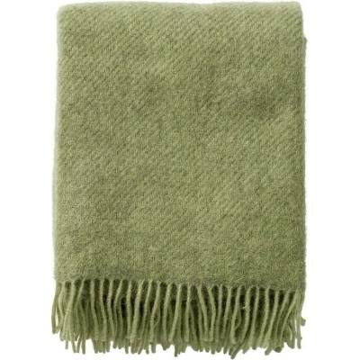 Klippan Švédsko Vlněný pléd Gotland pear green Zelená 130x200