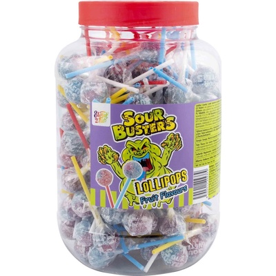 Sweet´n Fun Sour Busters kyselé lízátko ovocné 8,5 g