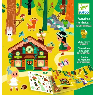 Djeco Príbehy zo samolepiek Magický les